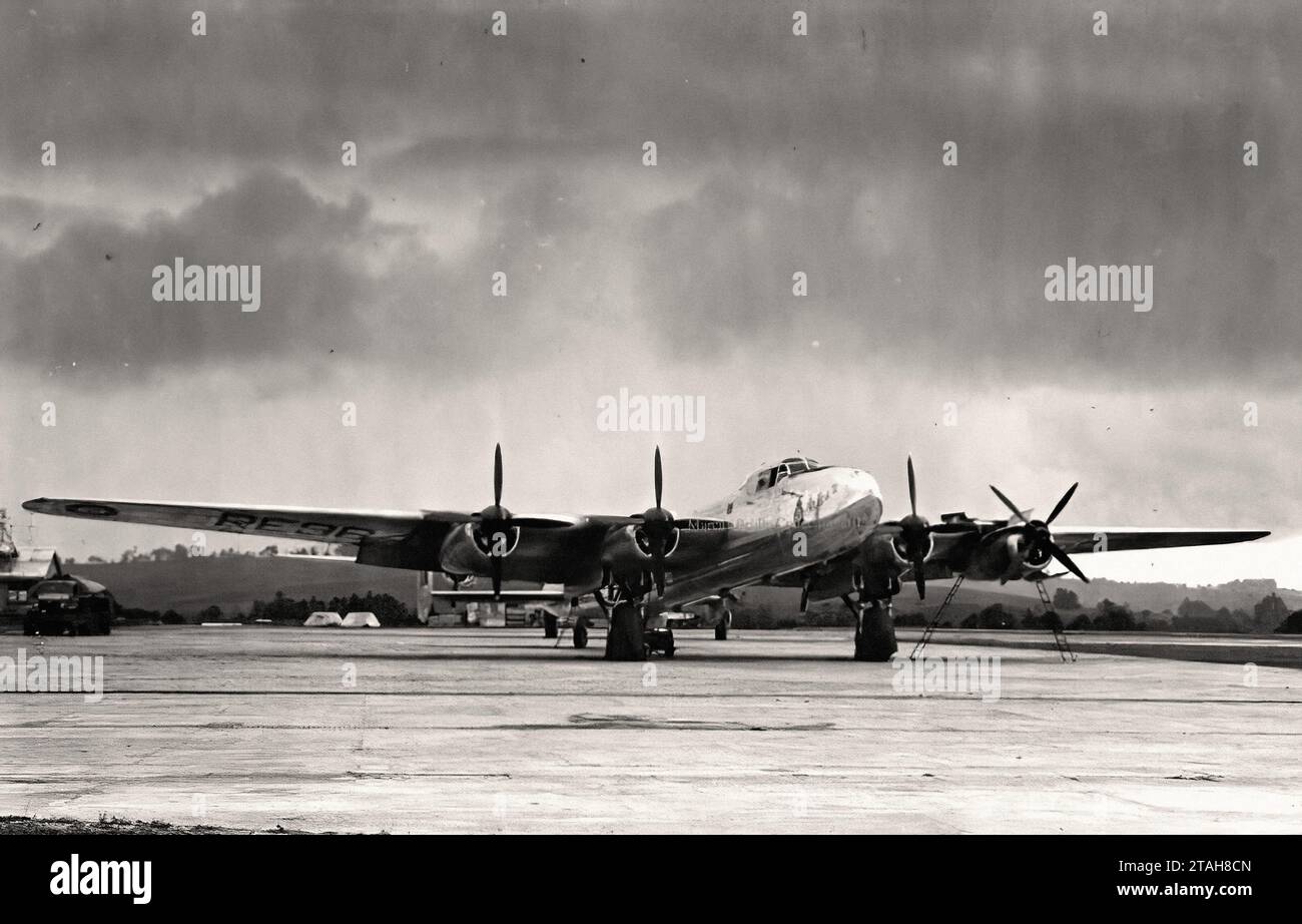Airplane - Avro 695 Lincolnian Stock Photo - Alamy