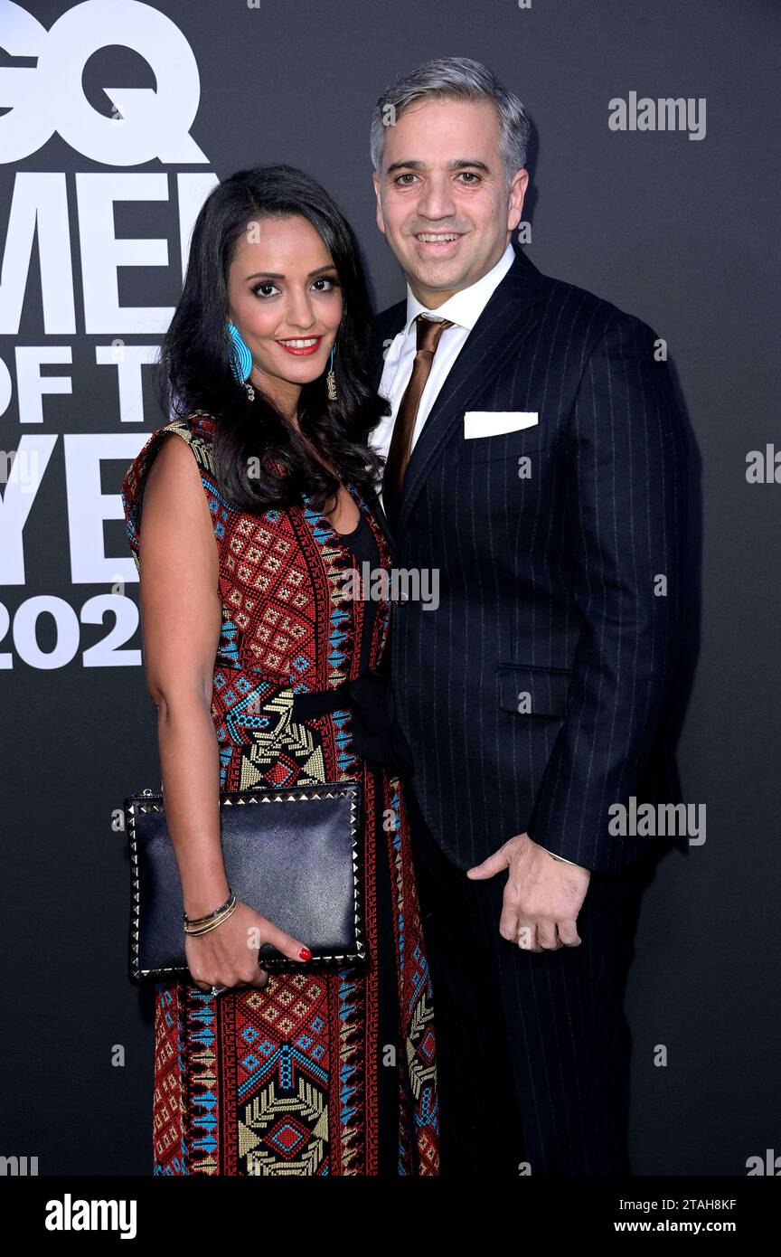 Sawsan Chebli mit Ehemann Nizar Maarouf bei der 25. Verleihung der GQ Men  of the Year Awards 2023 im The Tunnel. Berlin, 30.11.2023 Stock Photo -  Alamy