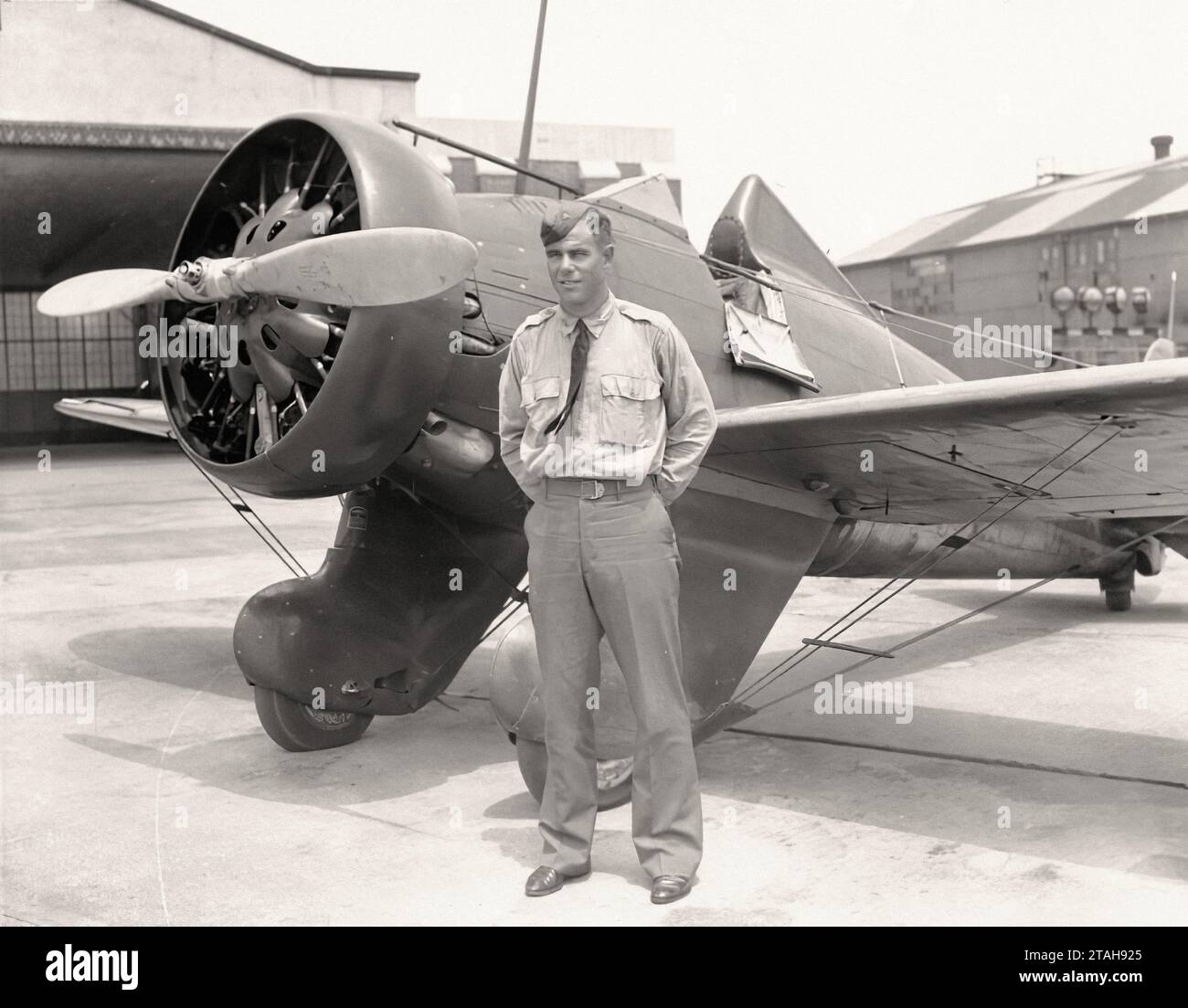 Airplane - Boeing P-26 Stock Photo - Alamy