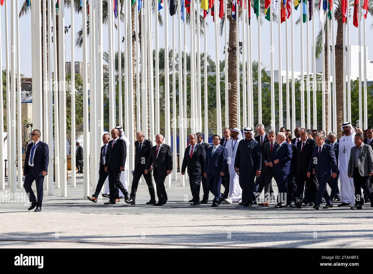 Heads of states arrive dor the opening session of worlds leaders summit