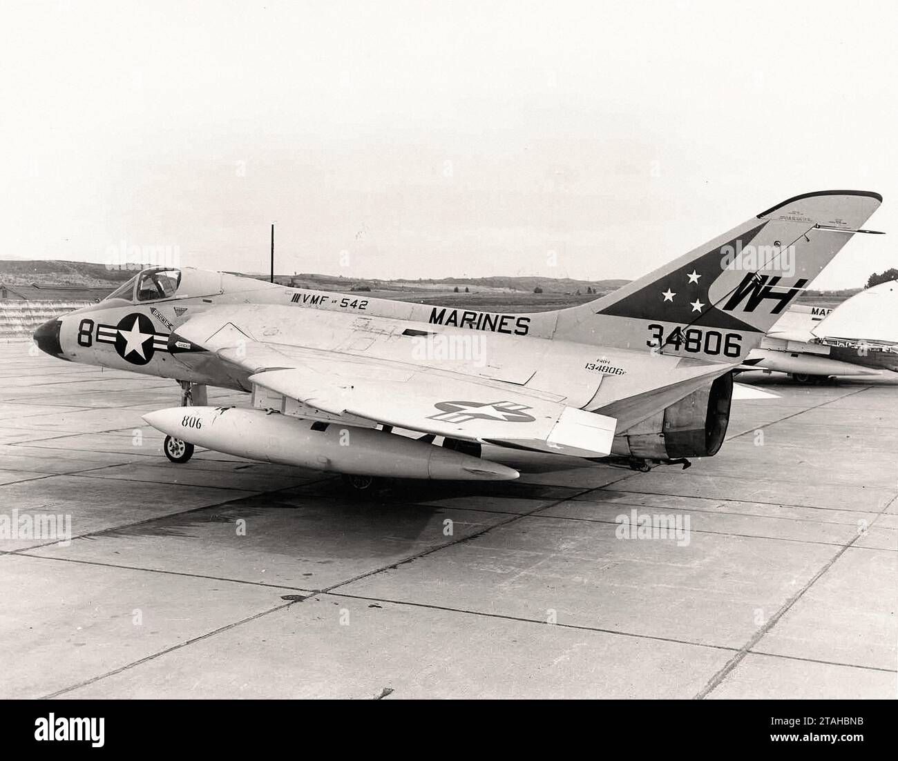 Airplane - Douglas F4D Skyray Stock Photo - Alamy