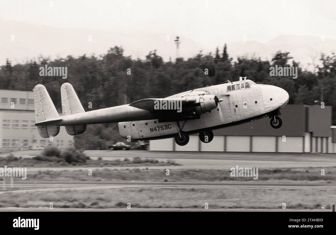 Airplane Fairchild C82A x Stock Photo Alamy