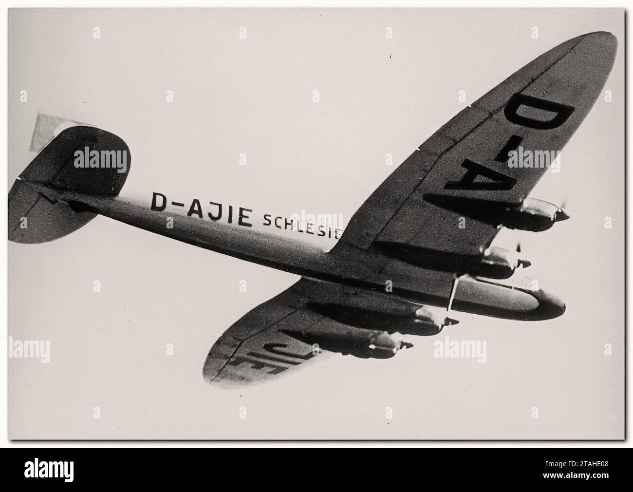 Airplane - Heinkel He 116 Stock Photo - Alamy