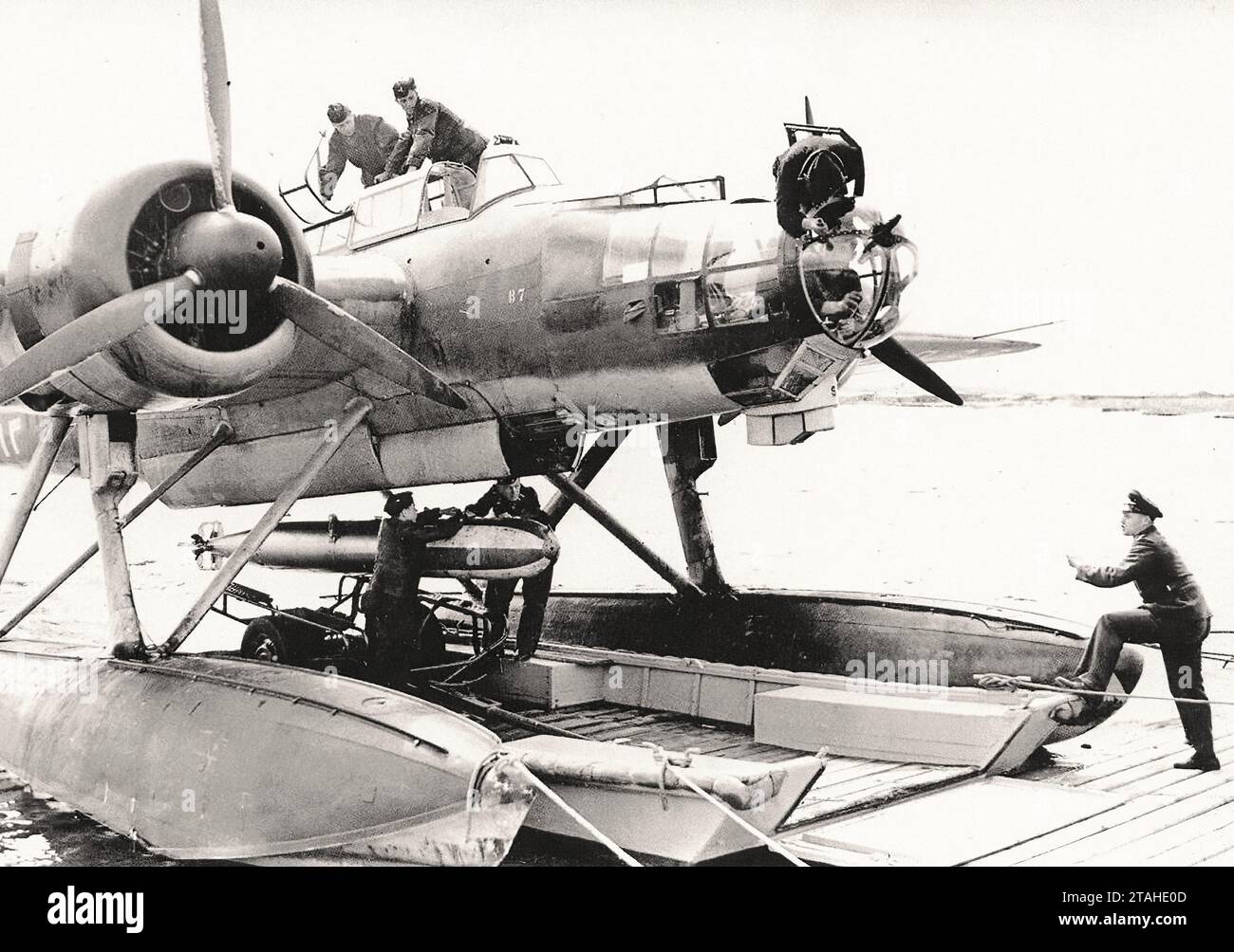 Airplane - Heinkel He 115 Stock Photo - Alamy