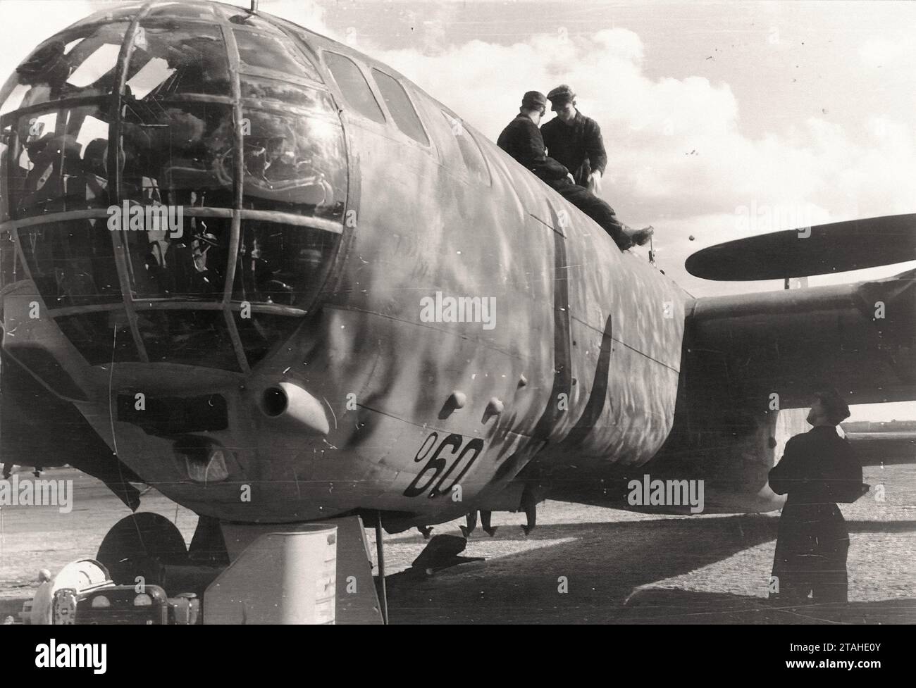 Airplane - Heinkel He 177 Bundesarchiv 3 Stock Photo