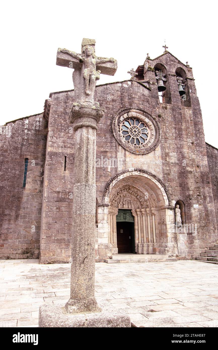 Iglesia de Santa Maria del Azogue at Betanzos Stock Photo