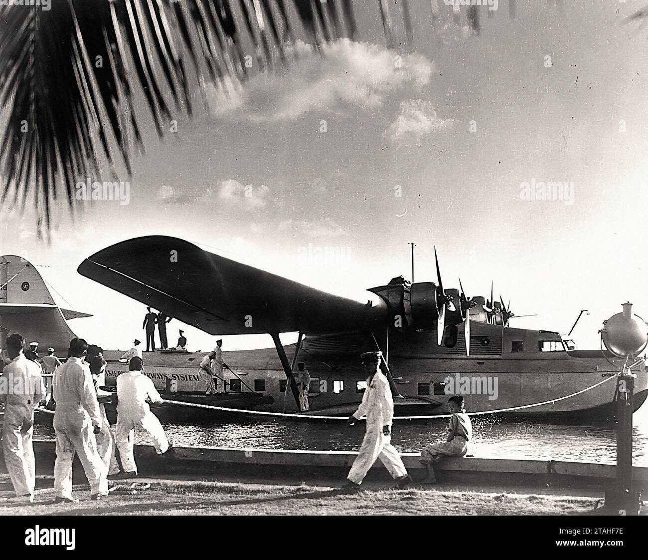 Airplane Martin M130 40 Stock Photo Alamy