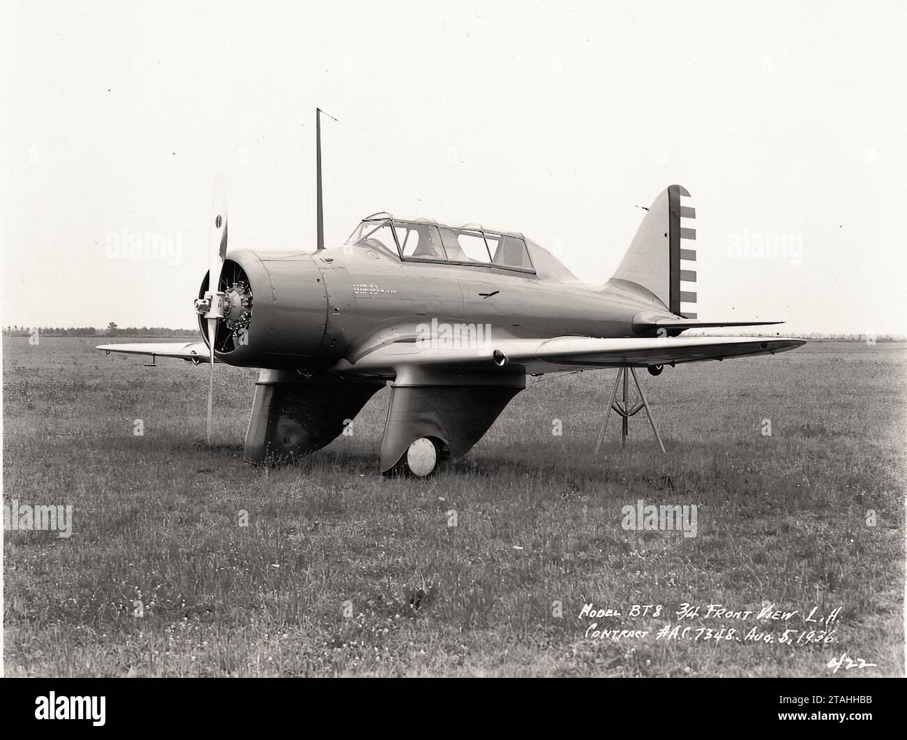 Airplane - Seversky BT-8 1936 Stock Photo - Alamy