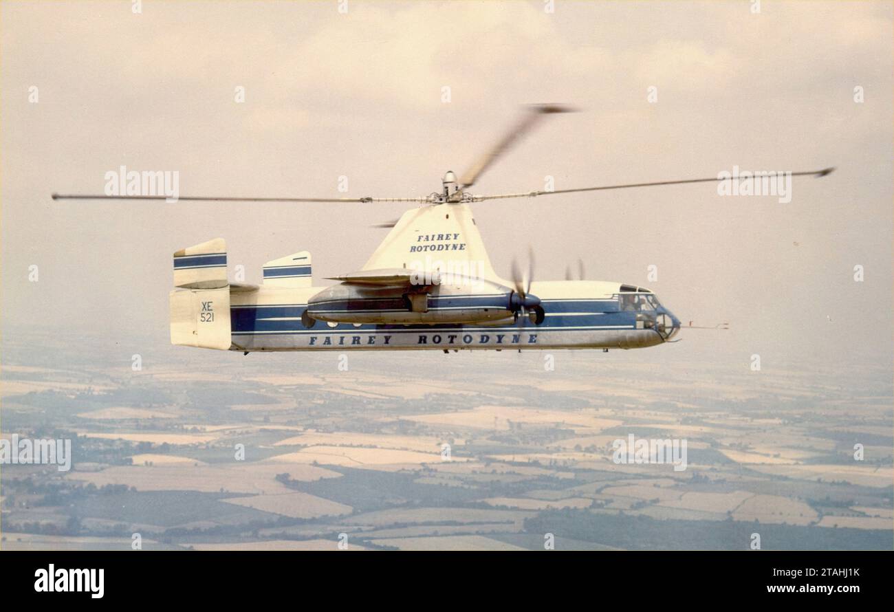 Rotodyne Airplane - Westland (Fairey) Rotodyne Stock Photo - Alamy