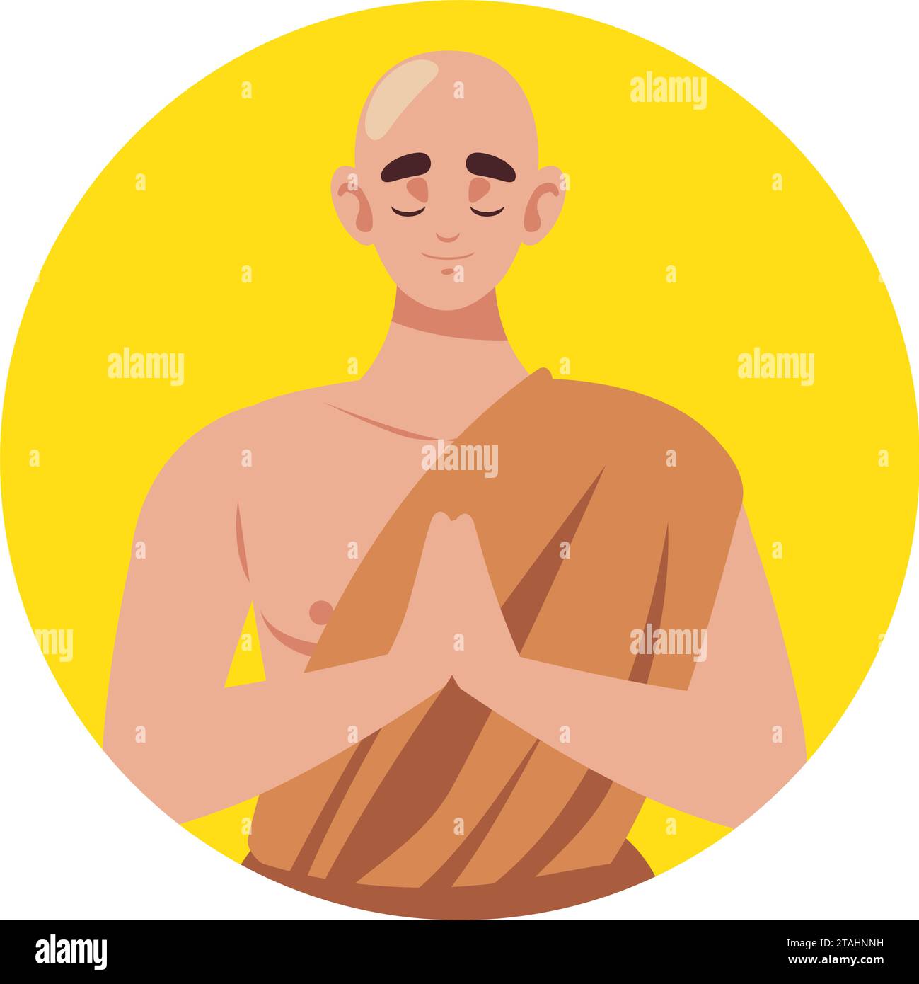 Bald monk Cut Out Stock Images & Pictures Alamy