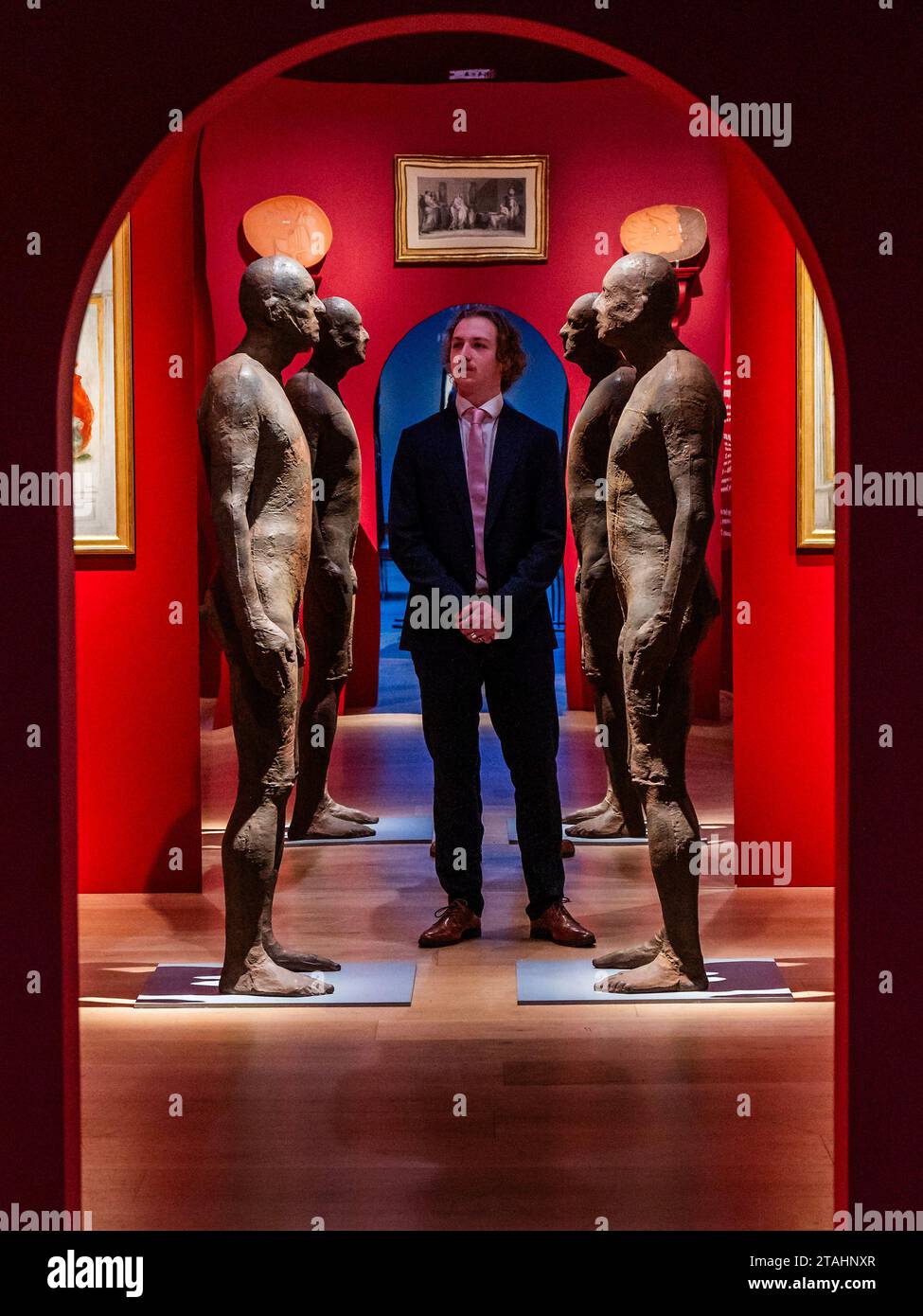 London, UK. 1st Dec, 2023. ANTONY GORMLEY, REFLECTION II, Estimate £400,000600,000 A preview