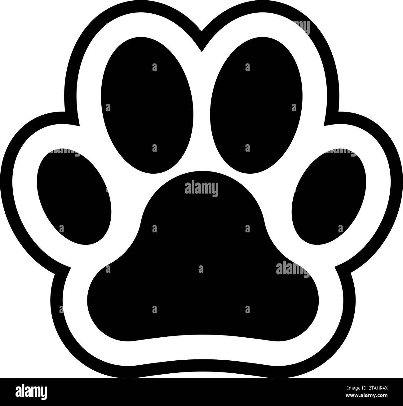 Cartoon wolf simple trace Black and White Stock Photos & Images - Alamy