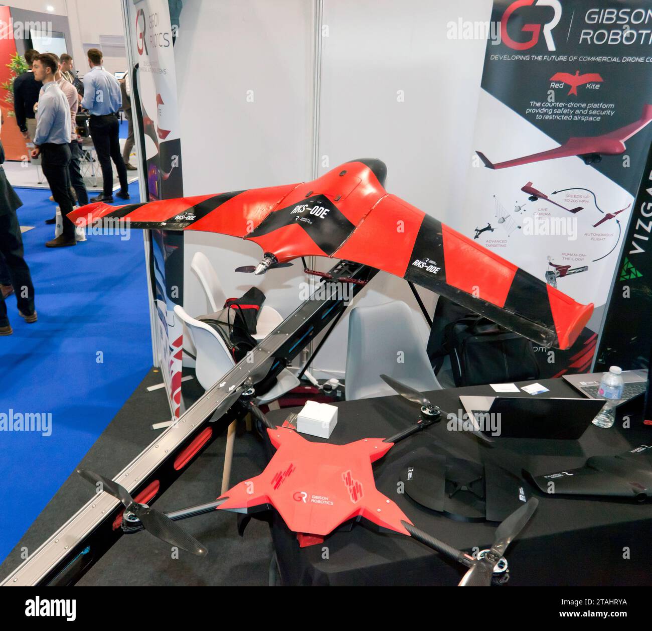 Red Kite a drone which is designed to be a CounterUAS Enforcer, in