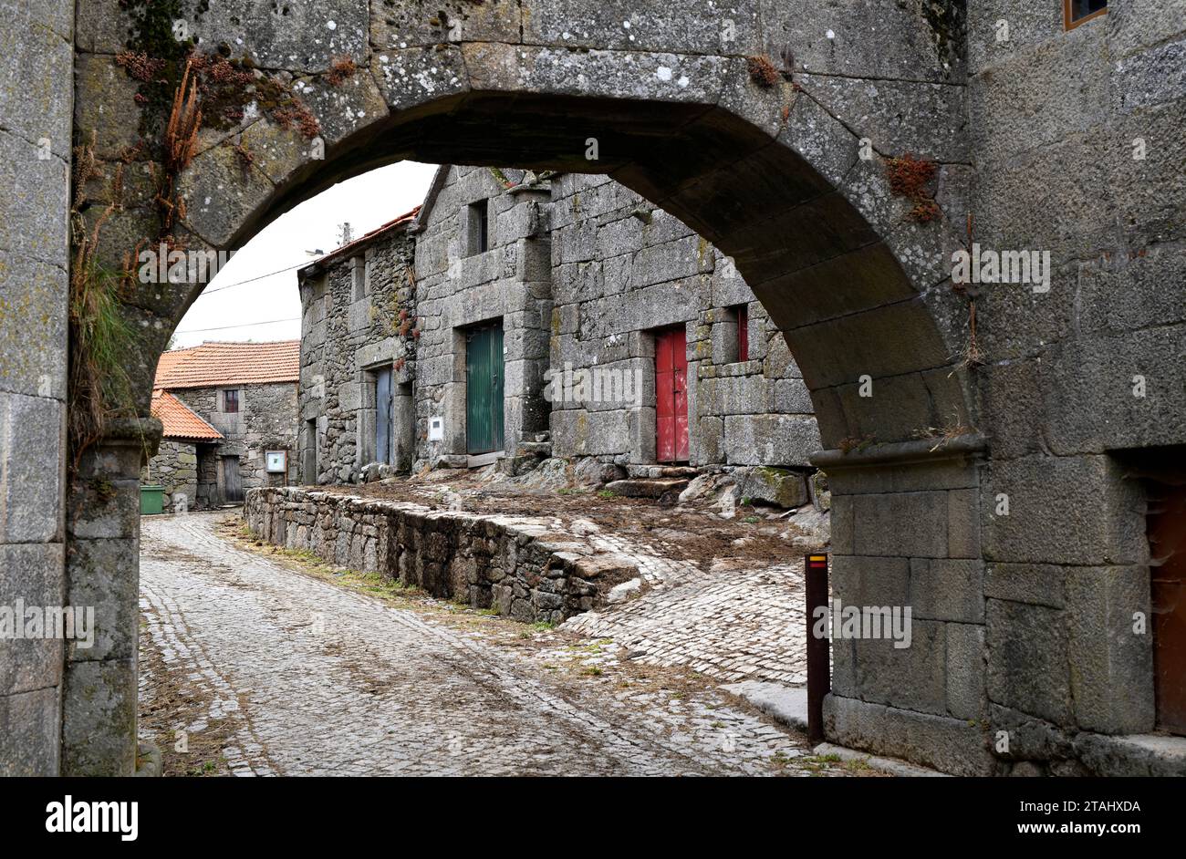 Vilarinho Seco village. Boticas; Vila Real, Portugal. Stock Photo