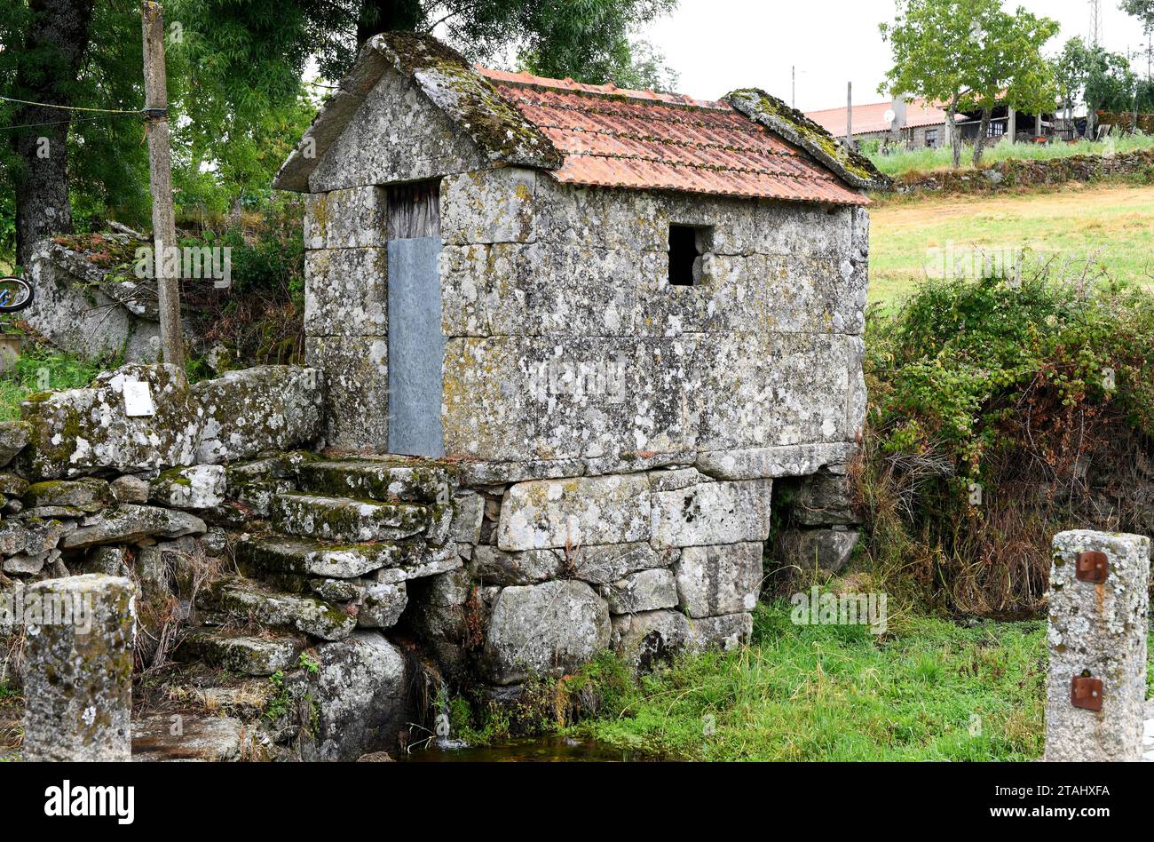 Vilarinho Seco village. Water mill. Boticas; Vila Real, Portugal. Stock Photo