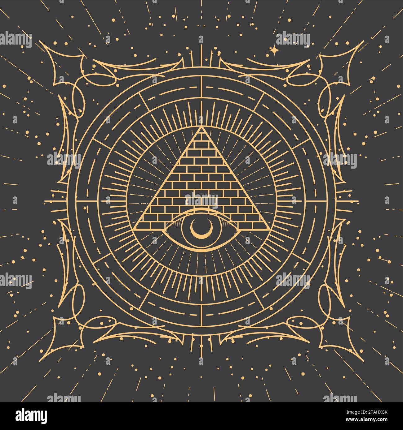Pyramid eye hi-res stock photography and images - Alamy