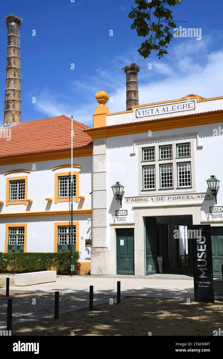 Vista Alegre, Fabrica de Porcelana. Ilhavo, Aveiro, Portugal. Stock Photo
