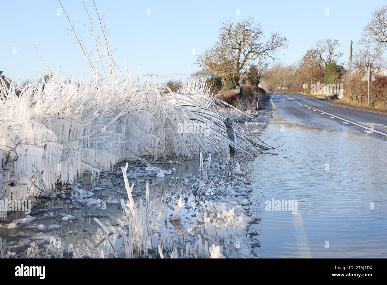 A68 Road, Auckland, County Durham, UK. 1st December 2023. UK