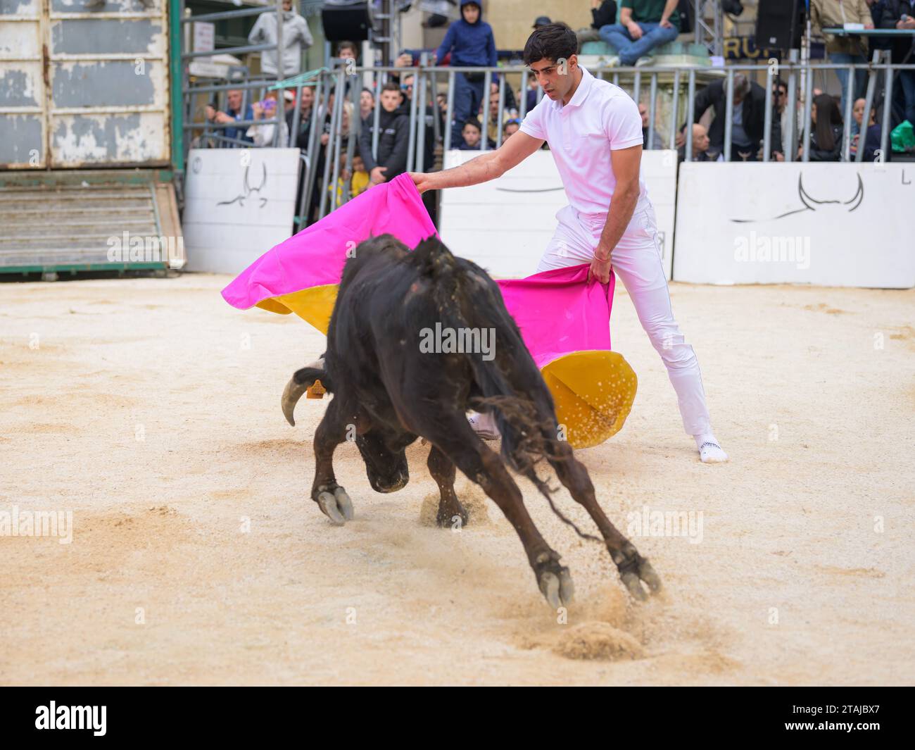 Arles Bullfighting Event Poster 2025