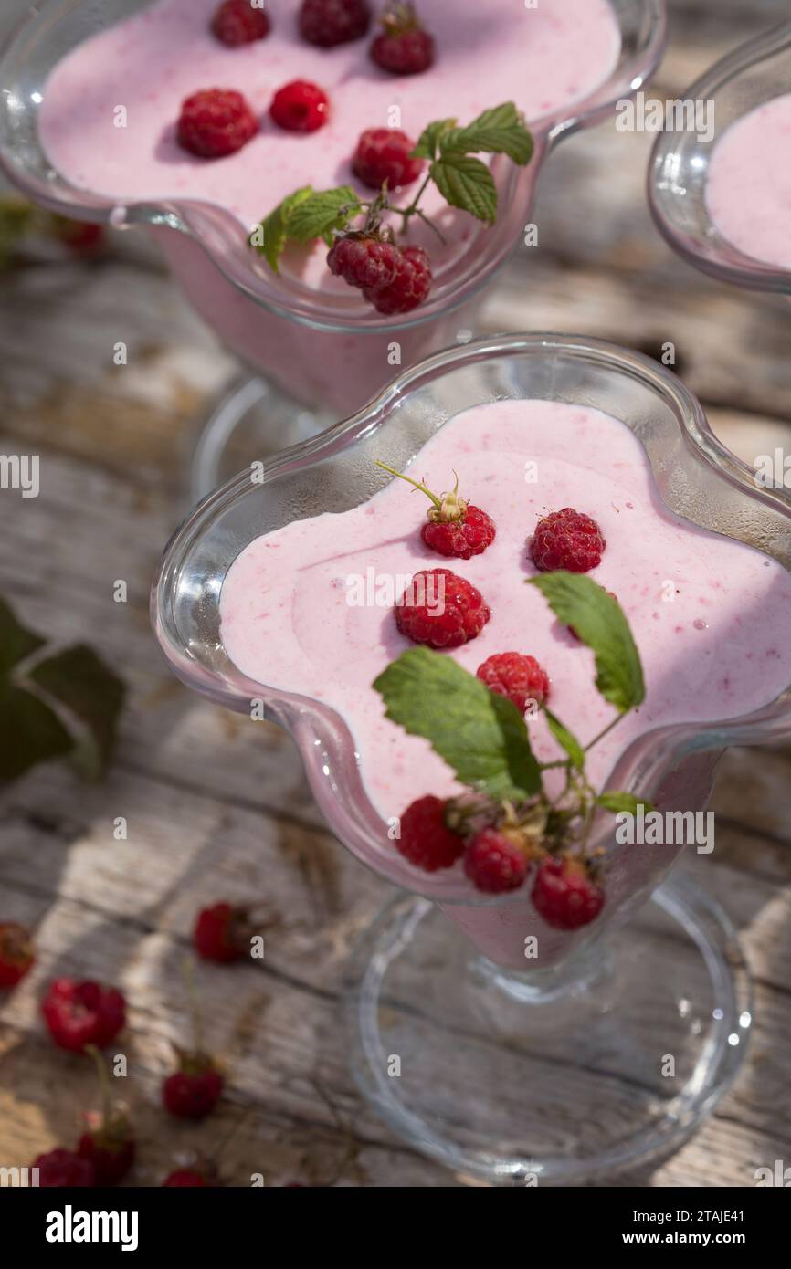 Himbeer-Softeis, Eis, Himbeereis, Soft-Eis, Sofeis, Eis selbermachen ...
