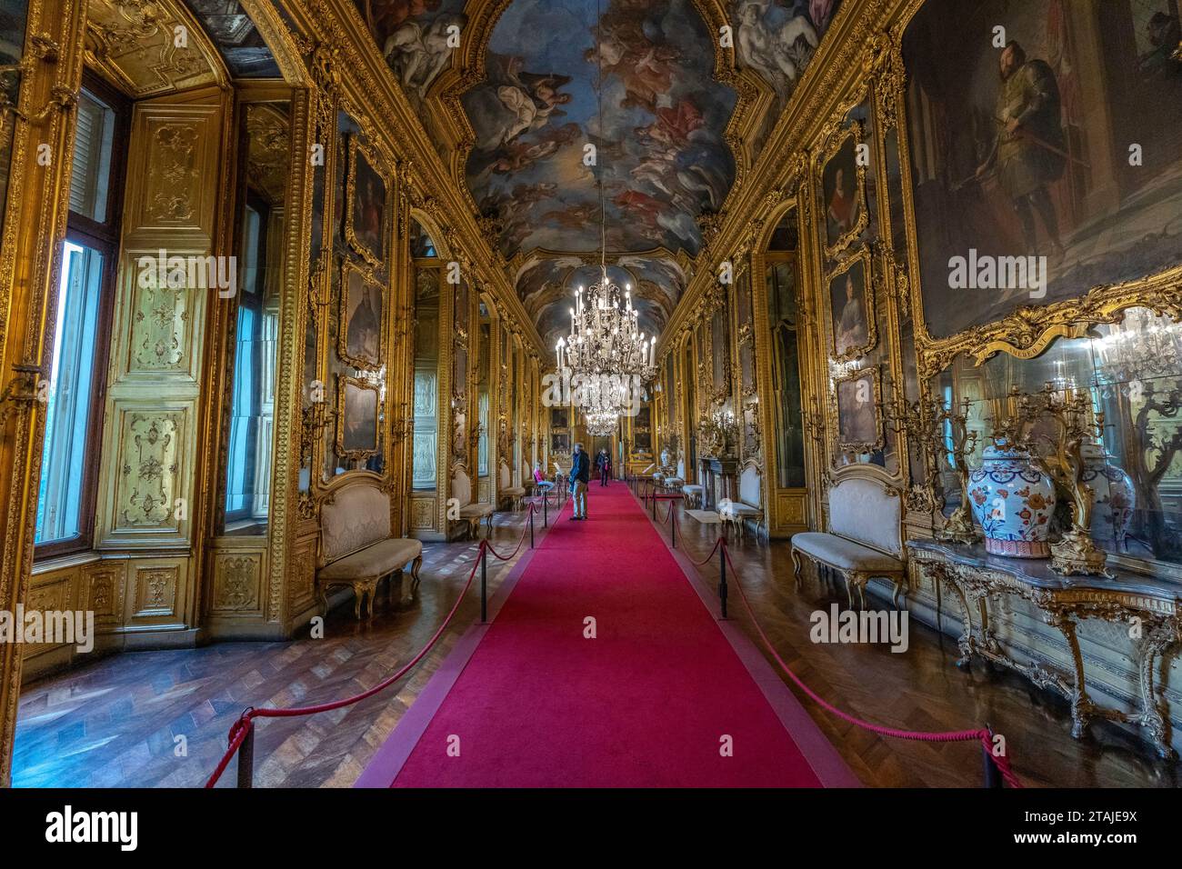 Royal palace of turin italy stock photo alamy