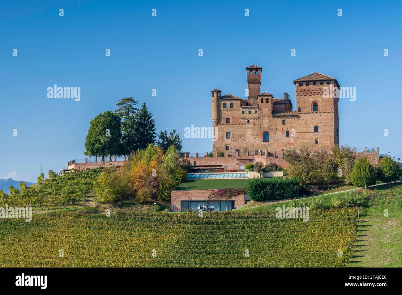 Grinzane Cavour Castle Stock Photo
