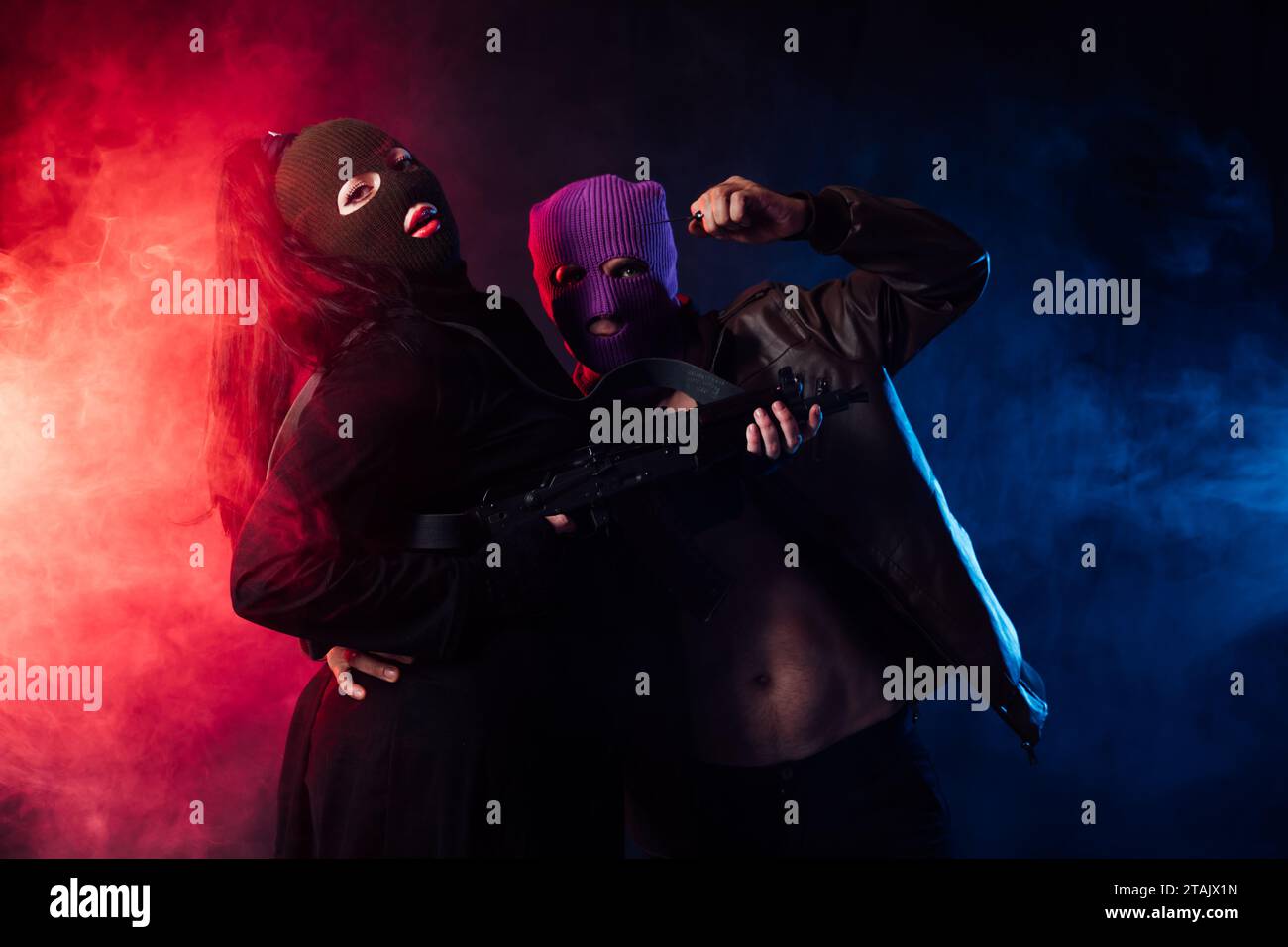 Ski mask black eyes hi-res stock photography and images - Alamy