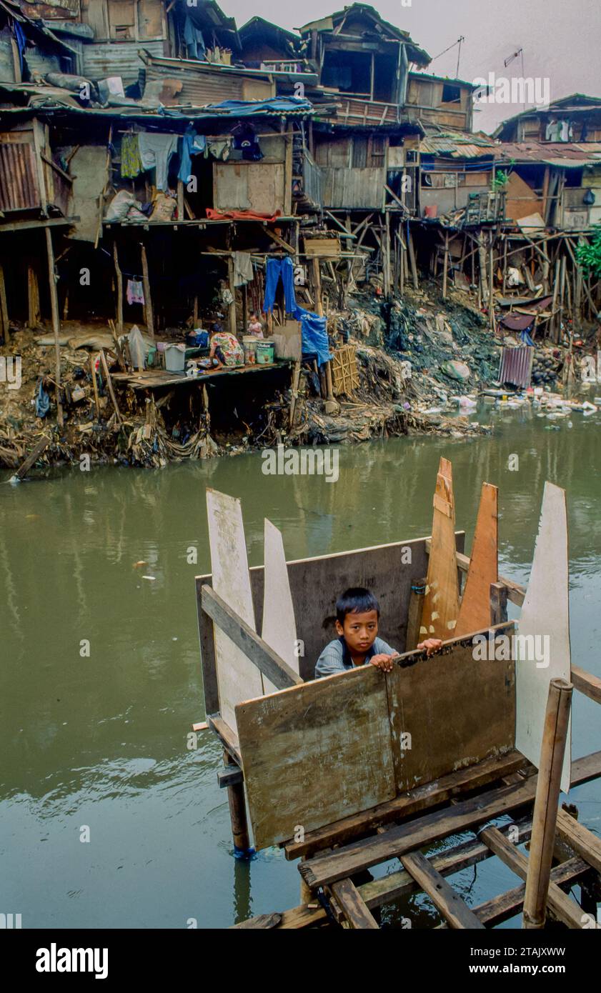Jakarta indonesia river people hi-res stock photography and images - Alamy