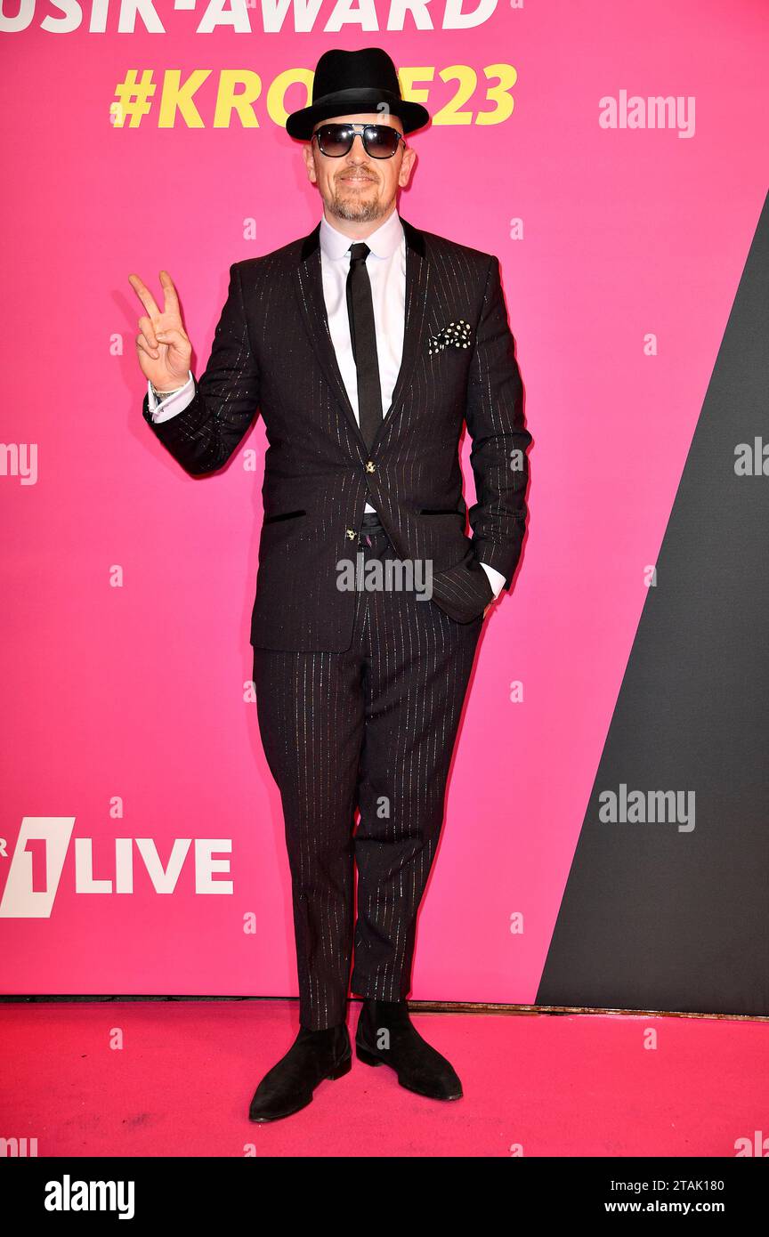 Jan Delay bei der 24. Verleihung der 1Live Krone 2023 im Lokschuppen ...