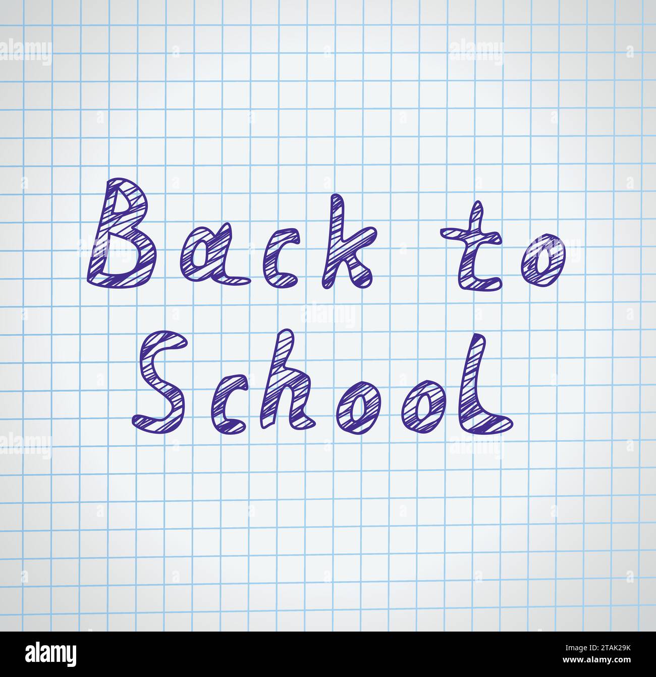 Back to school background, vector illustration Stock Vector