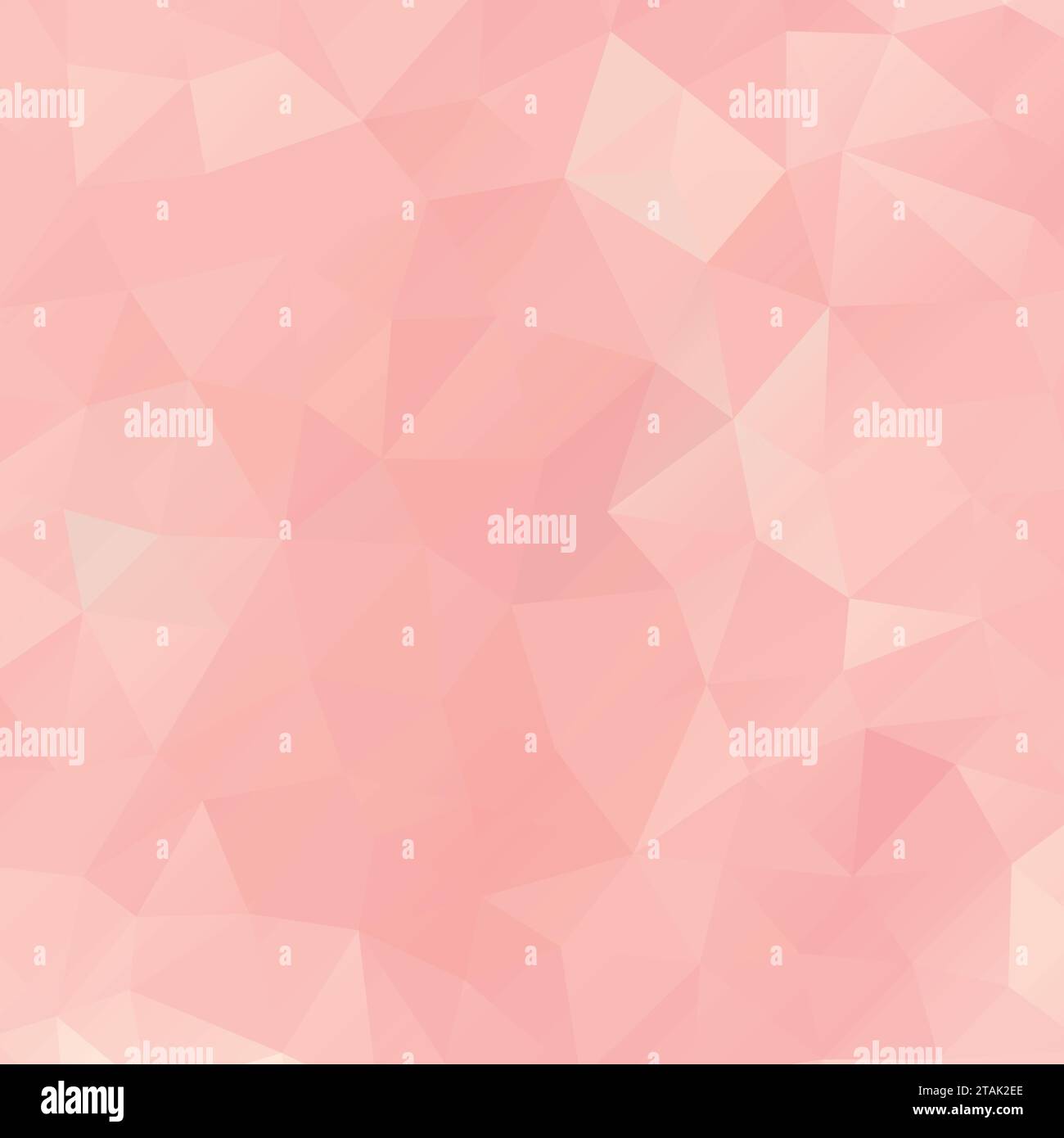 Abstract soft pink colored polygonal vector triangular geometric background Stock Vector