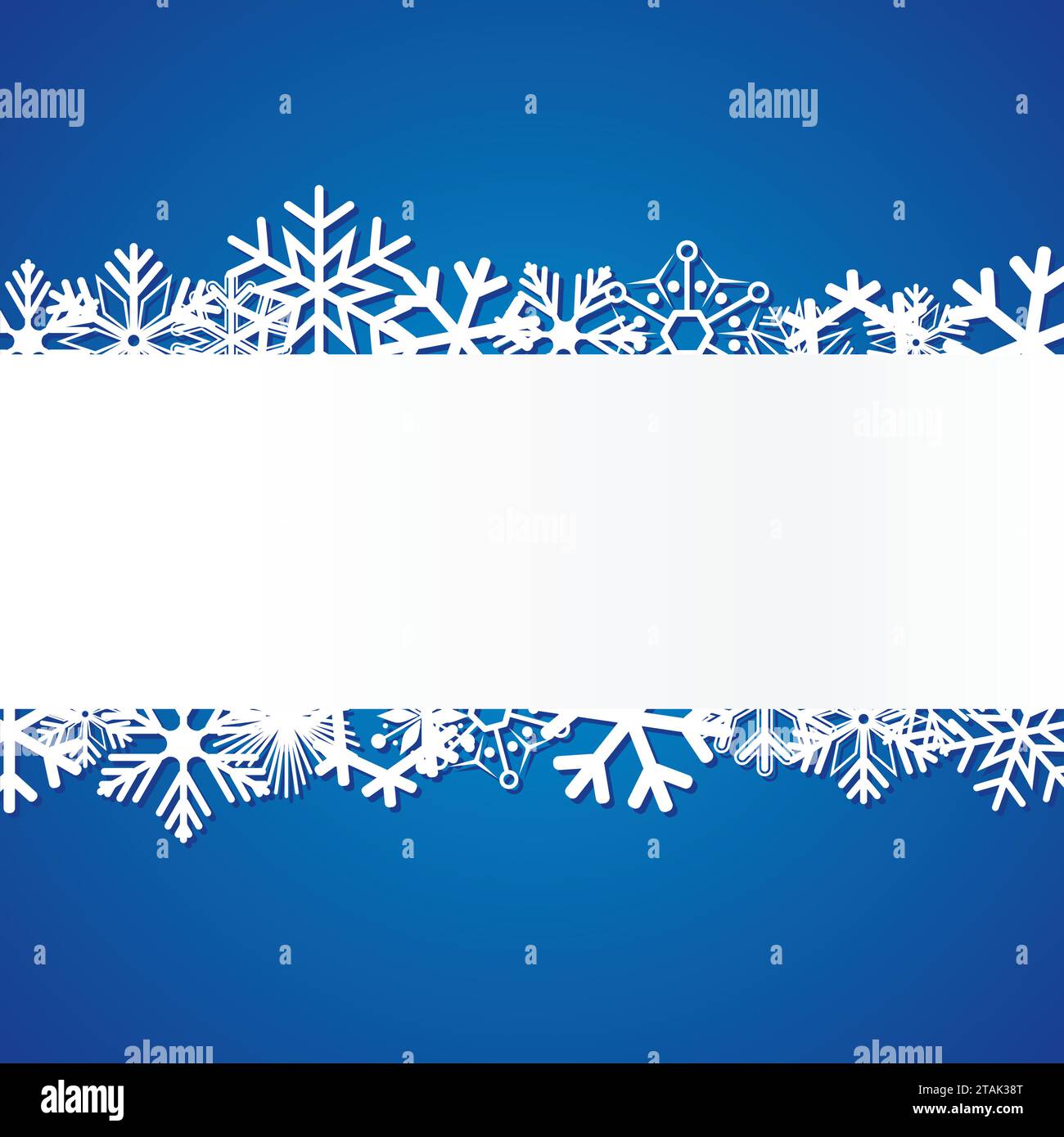 Blue Christmas background with snowflakes. Vector Illustration Stock ...