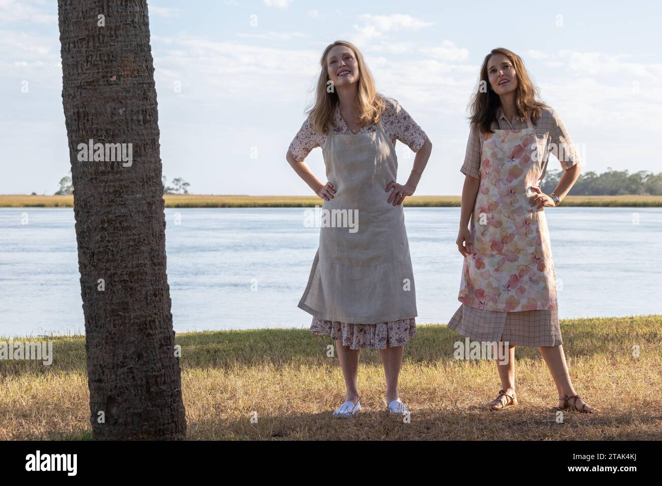 Natalie Portman Julianne Moore May December Photo Credit Netflix Stock Photo Alamy