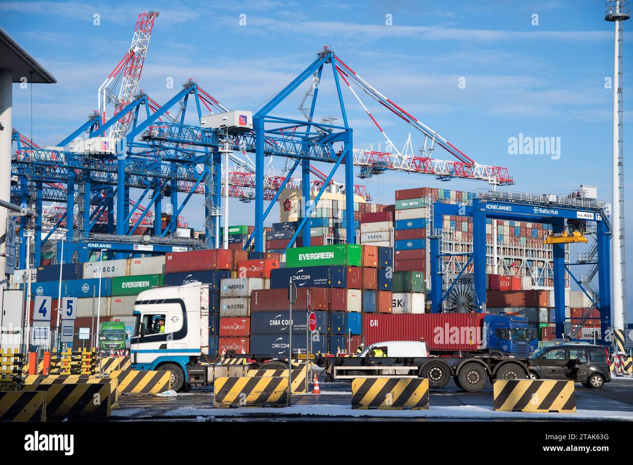 Gdansk, Poland. 1 December 2023. One of the newest and the biggest