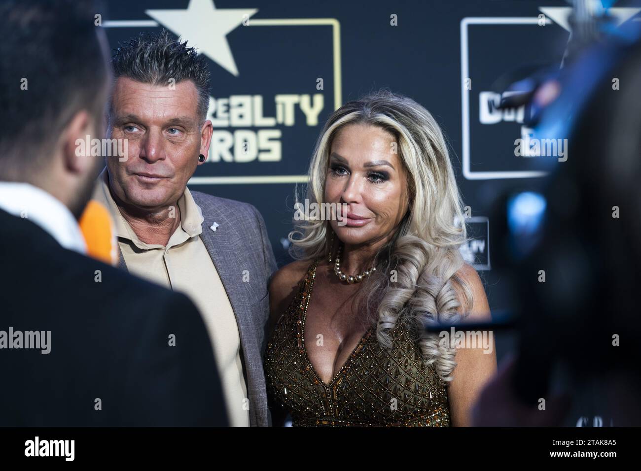HILVERSUM At our camp, participants Gijs and Liesbeth on the red carpet prior to the first