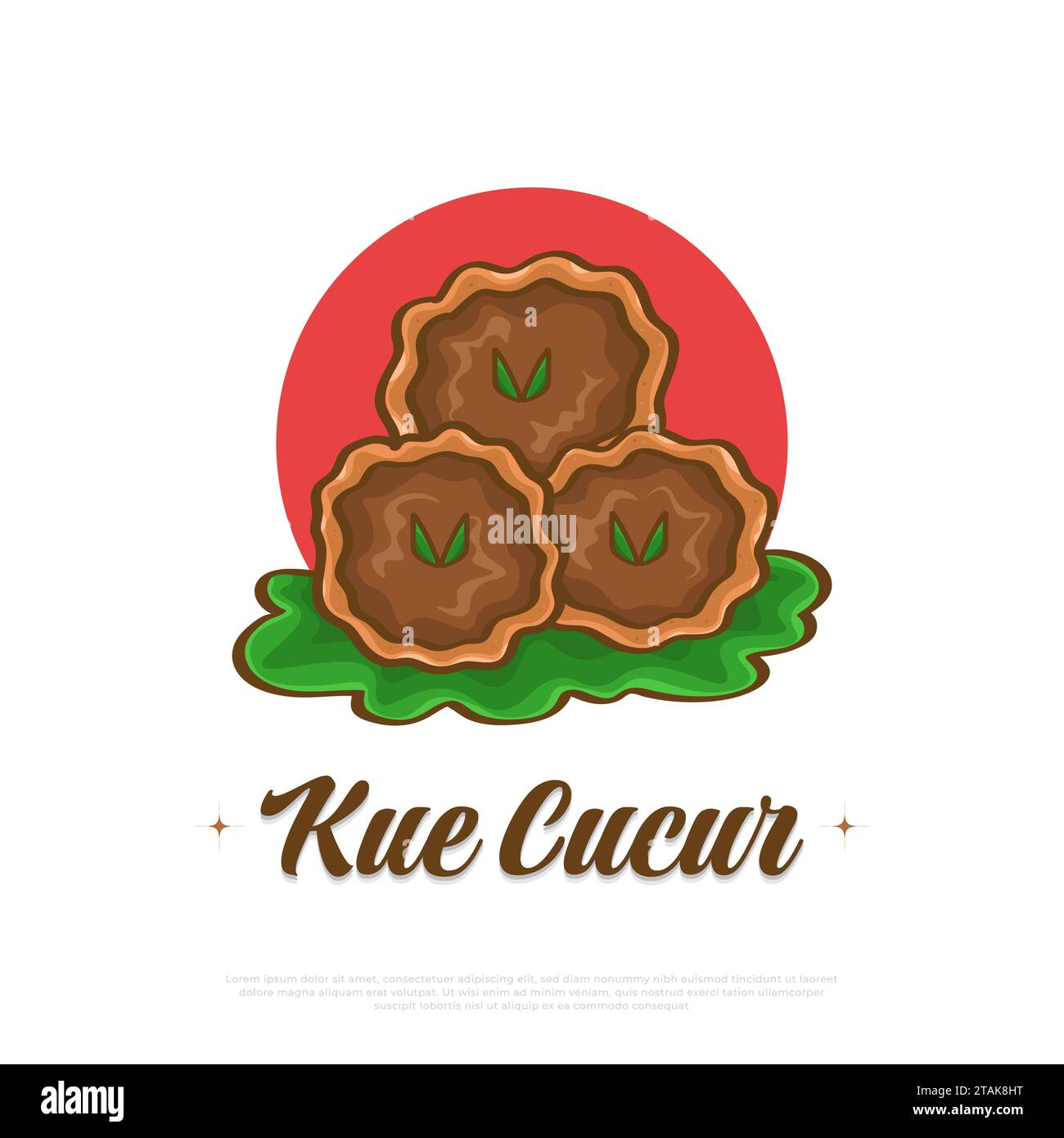 Kue Cucur Illustration, Traditional Snack from Southeast Asia ...