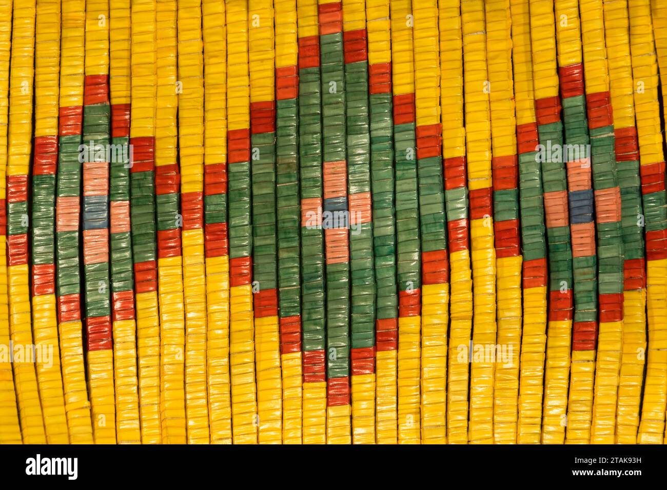 Beadwork in Visitor Center, Knife River Indian Villages National