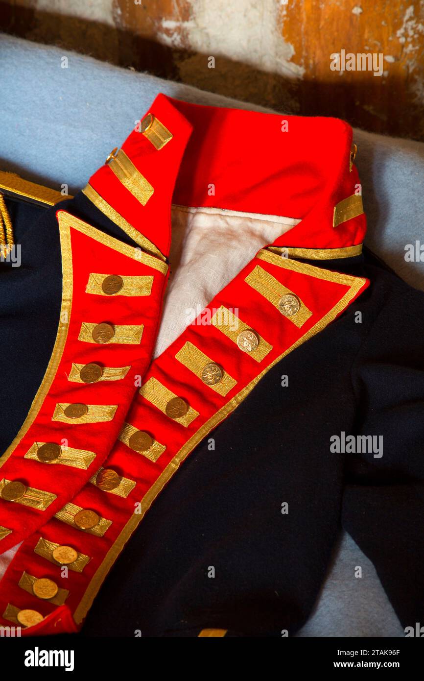 Clark uniform, Fort Mandan Historic Site, Fahlgren Memorial Park, Lewis