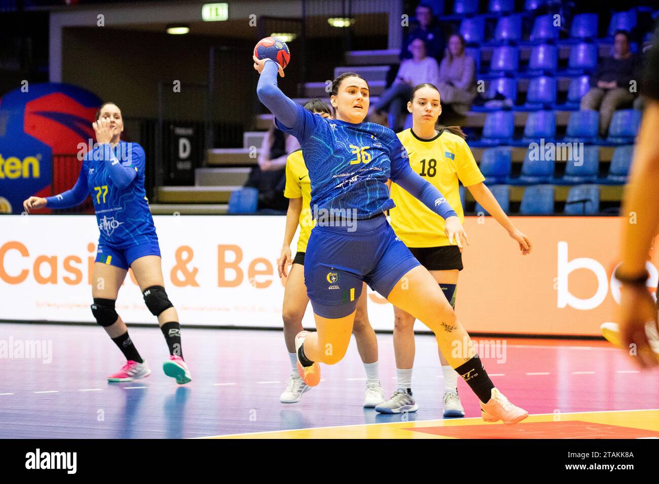 Frederikshavn, Denmark. 01st Dec, 2023. Marcela Santos Arounian (36) of