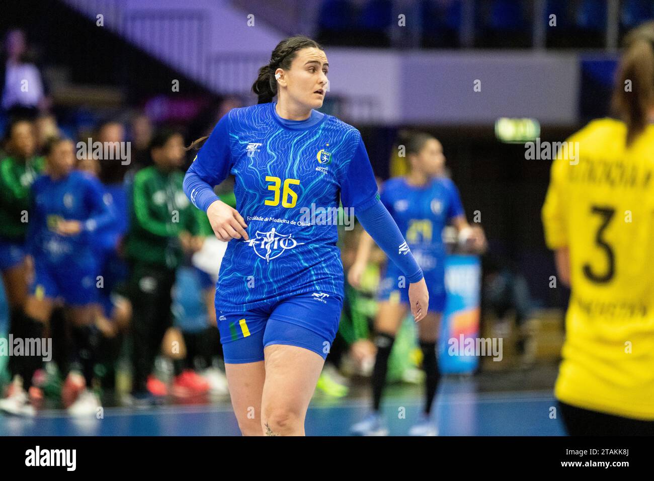 Frederikshavn, Denmark. 01st Dec, 2023. Marcela Santos Arounian (36) of