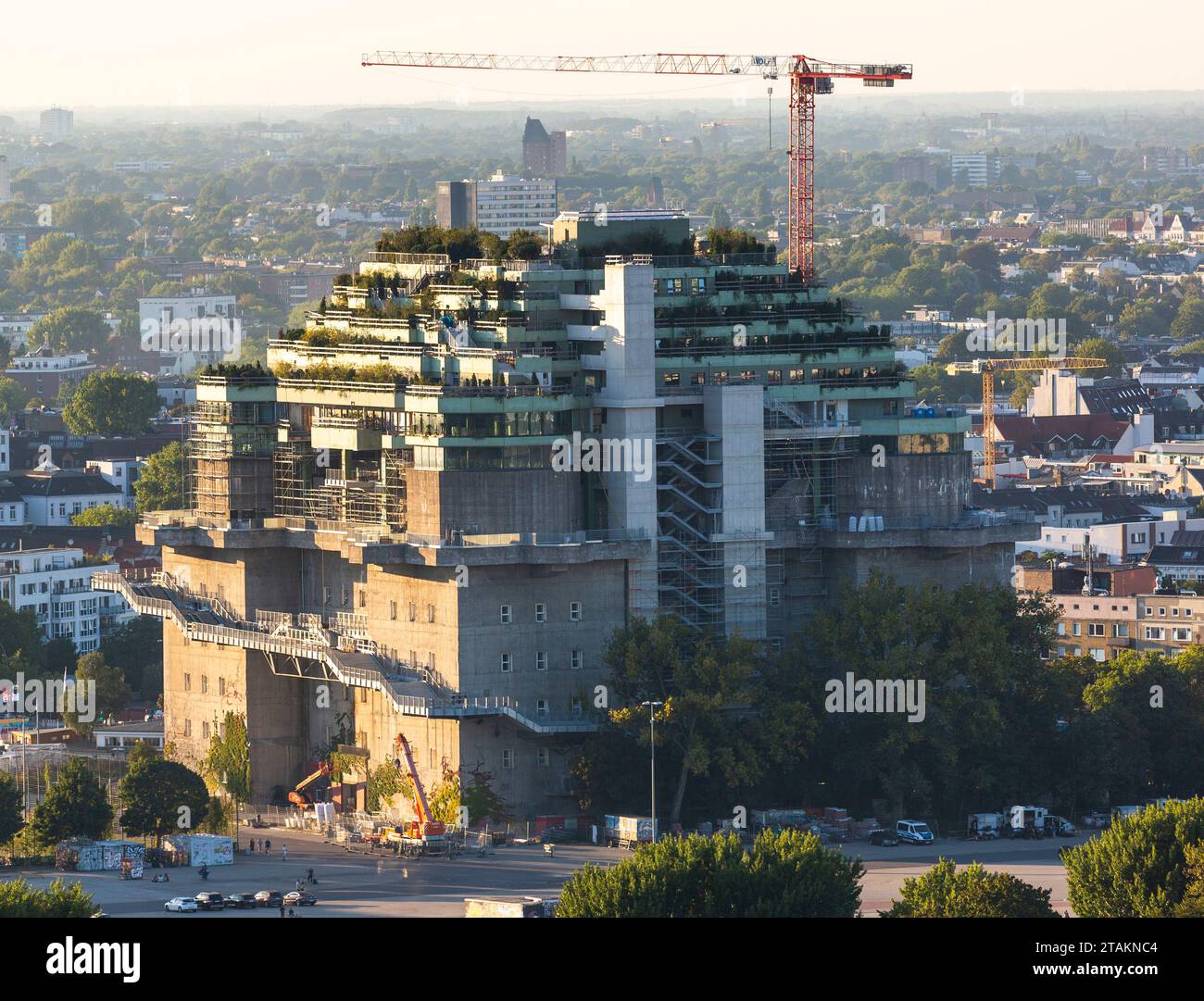 Construction Of The Public Space On The Top Of The Former Anti aircraft construction-of-the-public-space-on-the-top-of-the-former-anti-aircraft