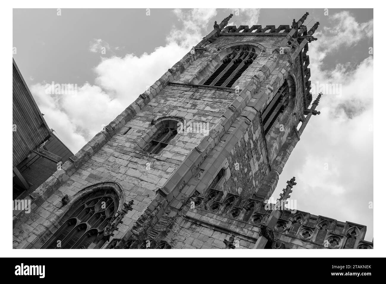 St Martin le Grande Church Tower, York Stock Photo