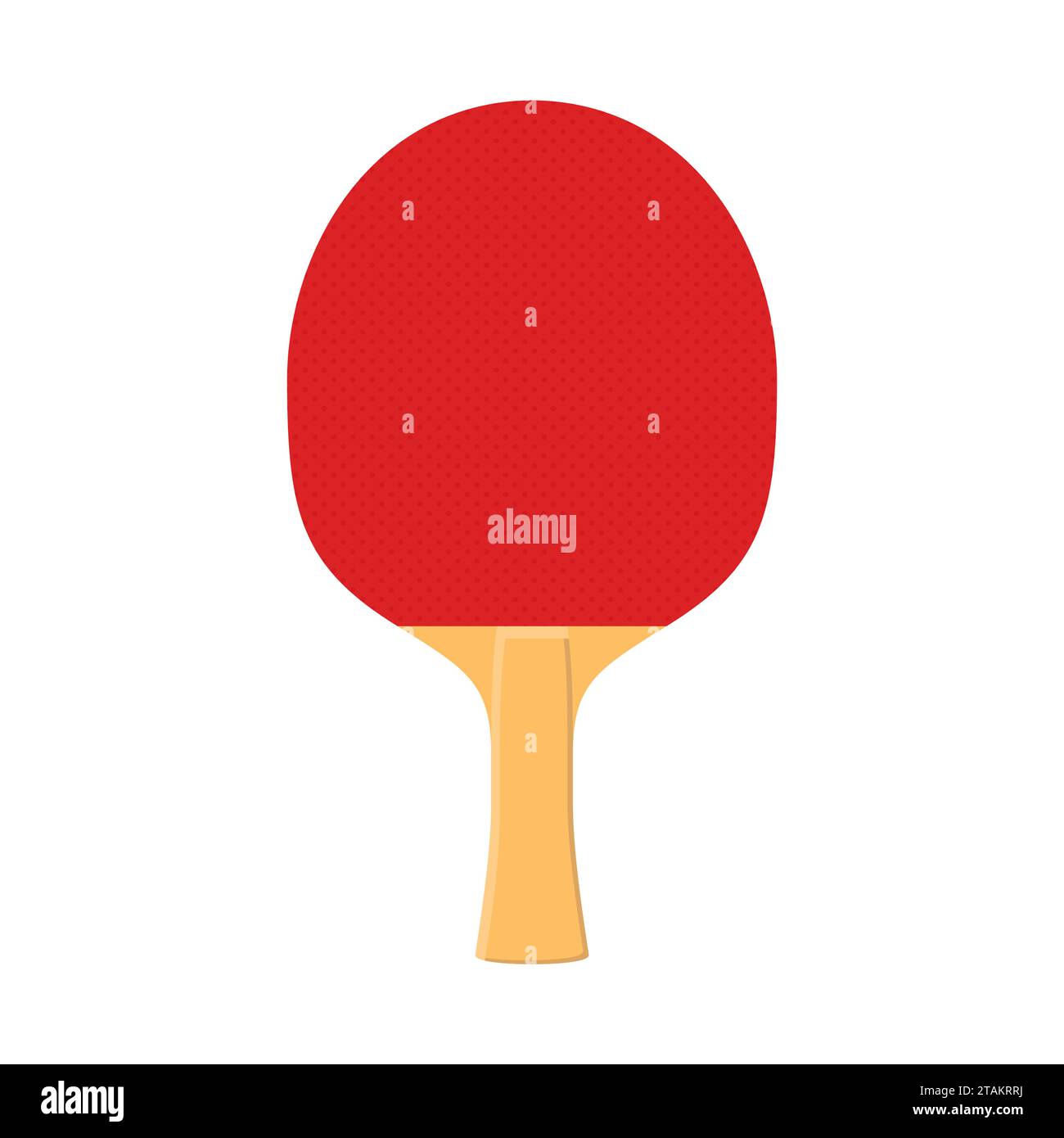 Racket for playing table tennis or ping-pong vector isolated on white background. Stock Vector