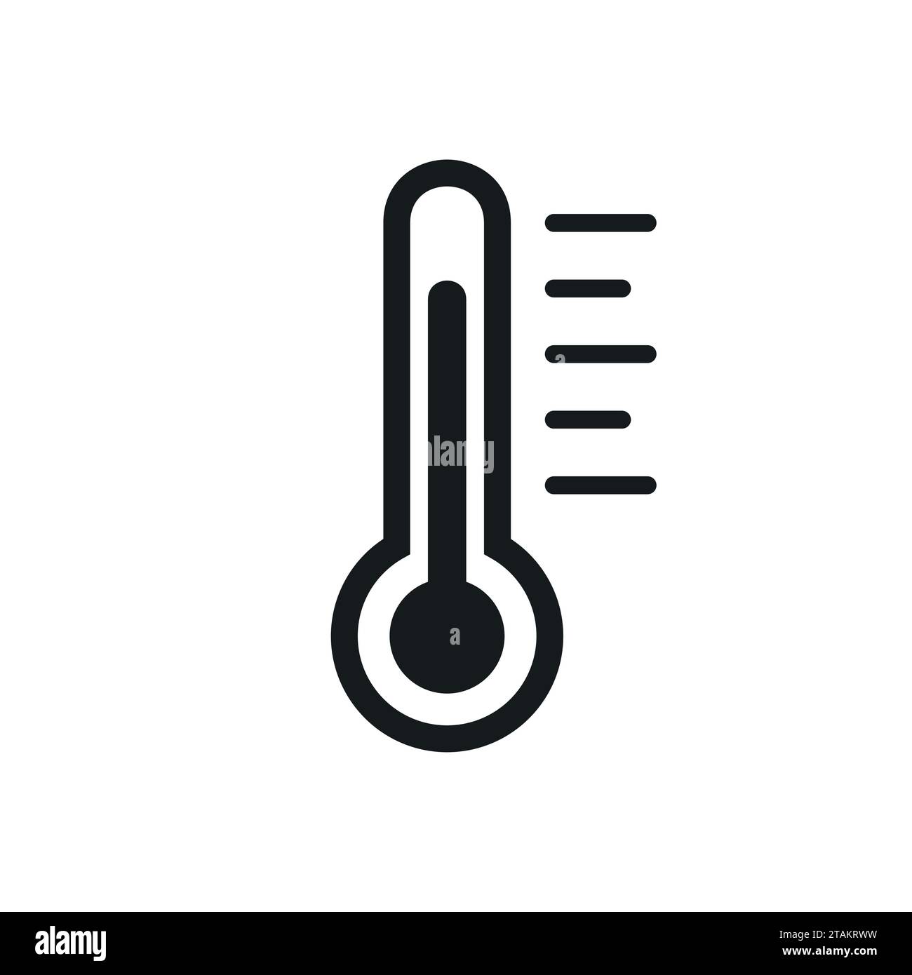 Outdoor thermometer isolated on white Black and White Stock Photos & Images  - Alamy