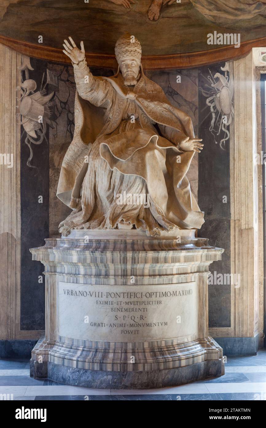 Statue of Urban VIII (in Latin Urbanus VIII, in Italian Urbano VIII) at