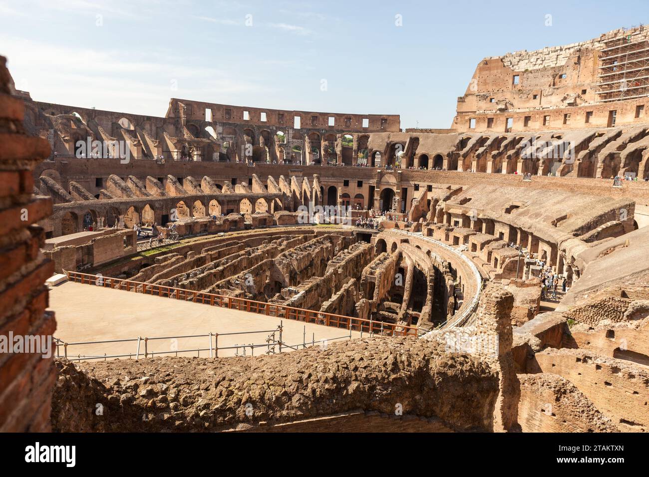 Roman brickwork at the colosseum hi-res stock photography and images ...
