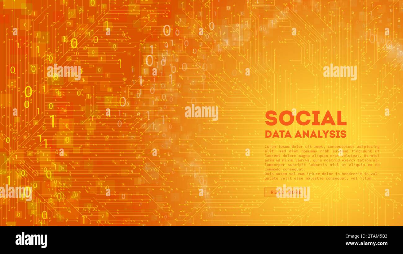 Big Data cloud computing. Blockchain visualiztion. Social network information complexity. Stock Vector