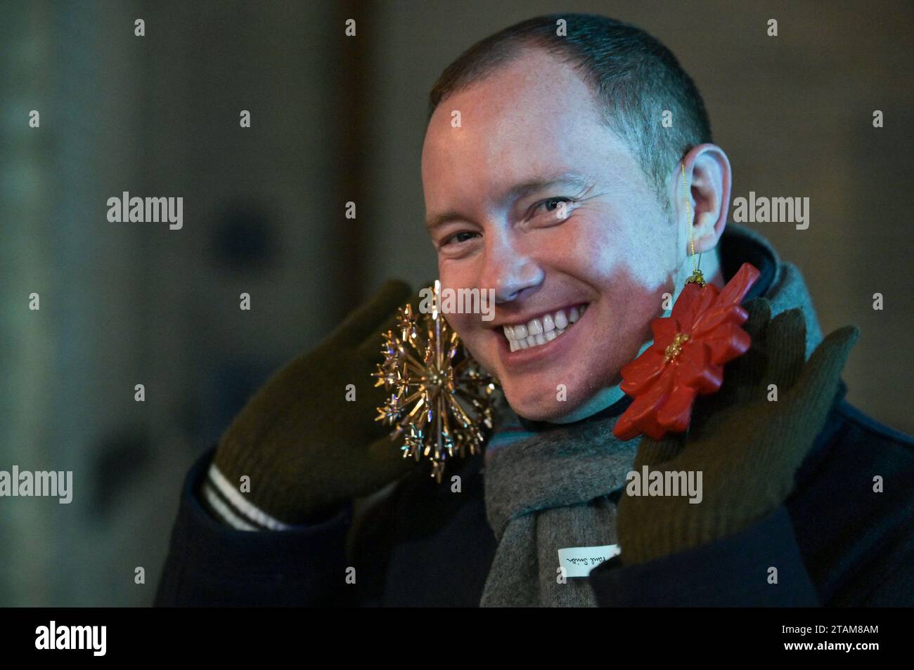 Broad Street, Birmingham 1st December 2023 Revellers took to