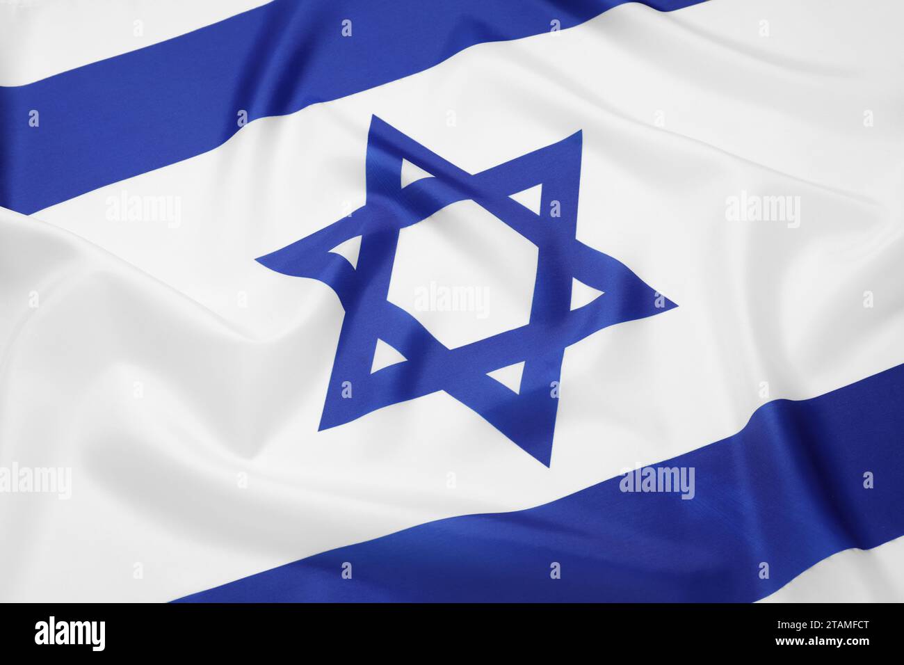 Flag of Israel as background, closeup. National symbol Stock Photo - Alamy