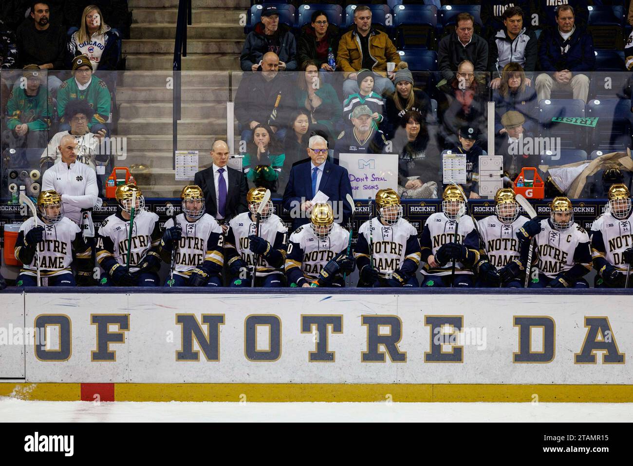 South Bend, Indiana, USA. 01st Dec, 2023. Notre Dame head coach Jeff ...